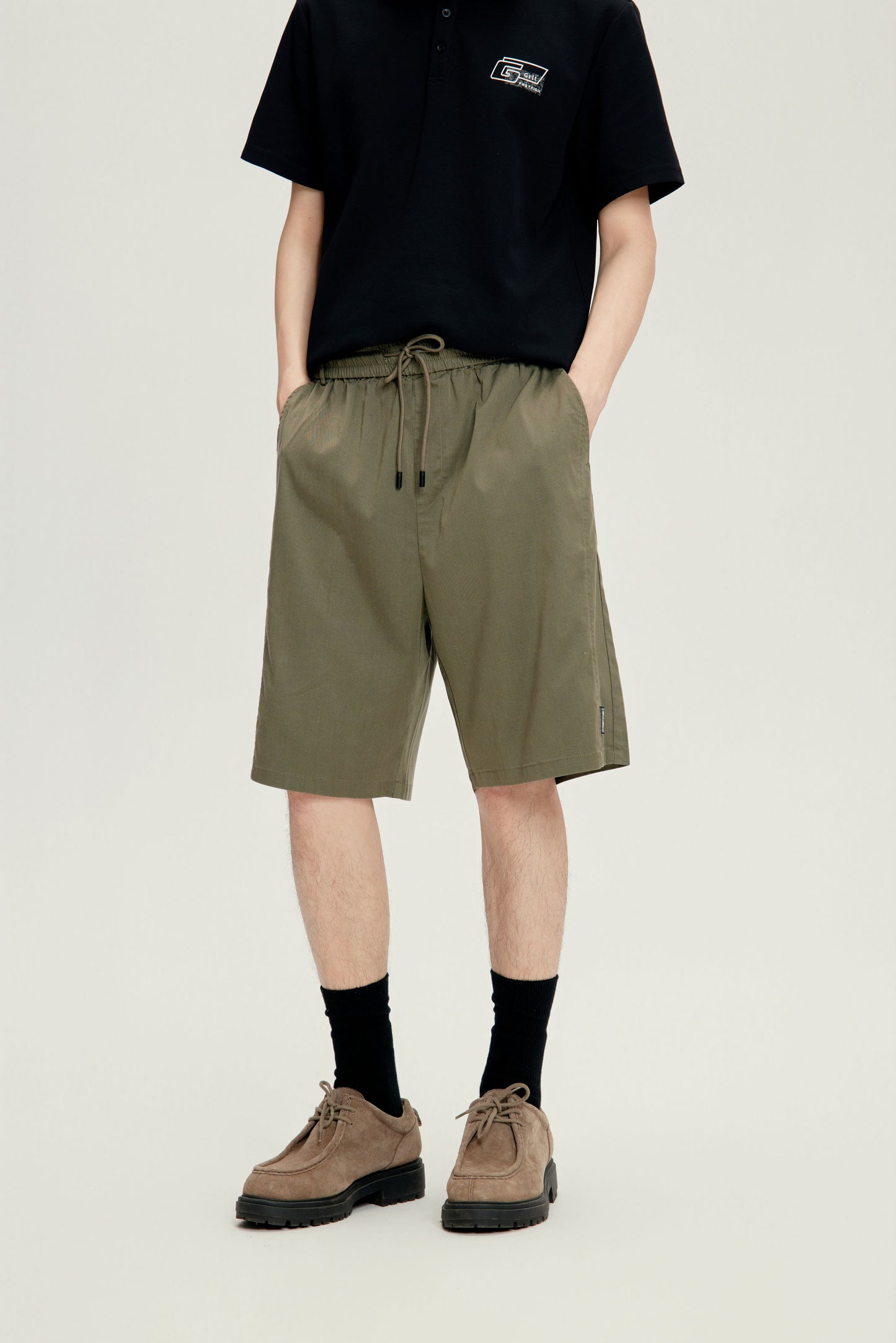 Men's Casual Shorts - 16K1036 - Army Green image 4