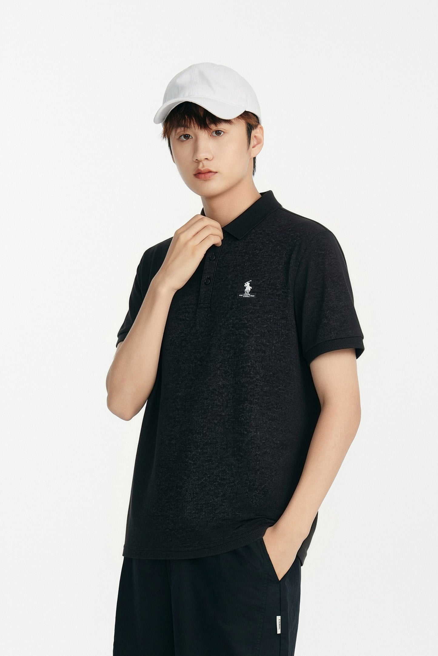 Men's Casual Polo Shirt - 16L1013 - White image 1
