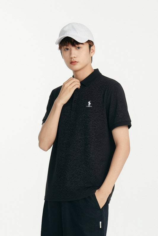 Men's Casual Polo Shirt - 16L1013 - White image 1