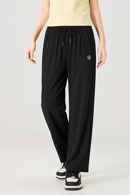 Women's Drawstring Wide-Leg Pants - 16K5030 - Dusty Pink image 3
