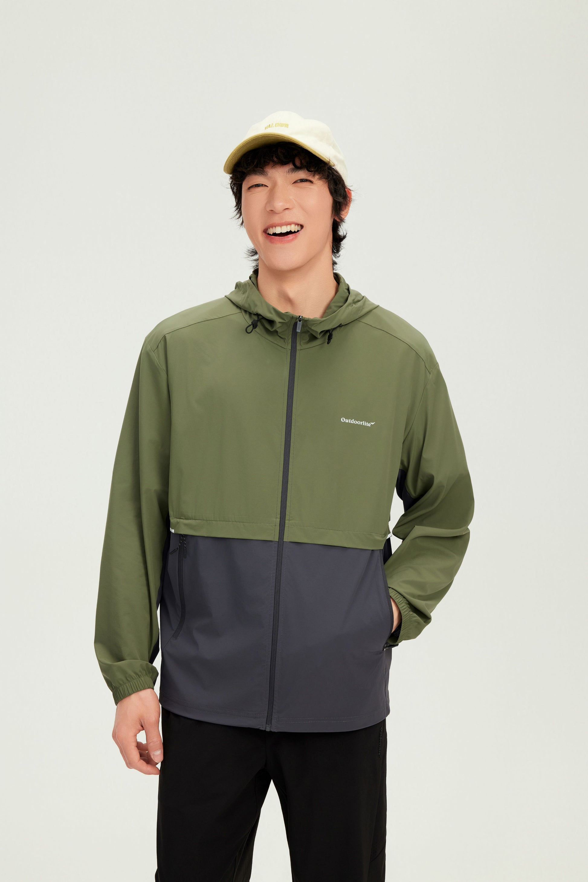 Men's Woven Sun Protection Jacket - 16P1005 - Green image 1