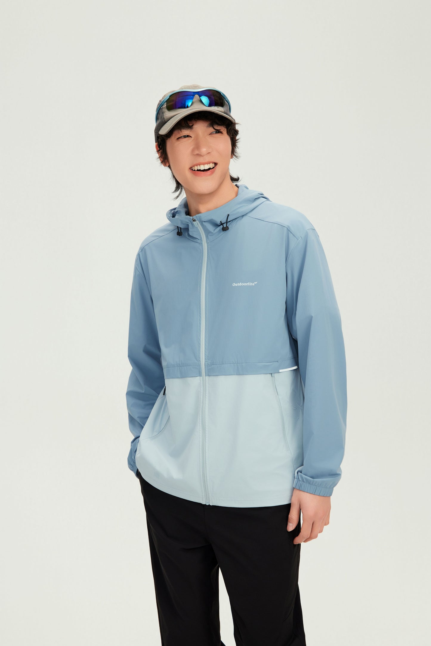 Men's Woven Sun Protection Jacket - 16P1005 - Green image 2