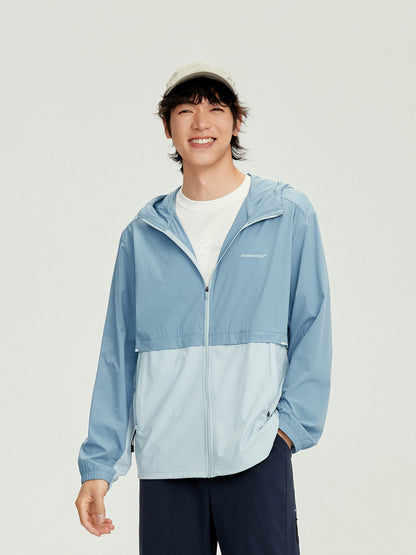 Men's Woven Sun Protection Jacket - 16P1005 - Light Blue image 4
