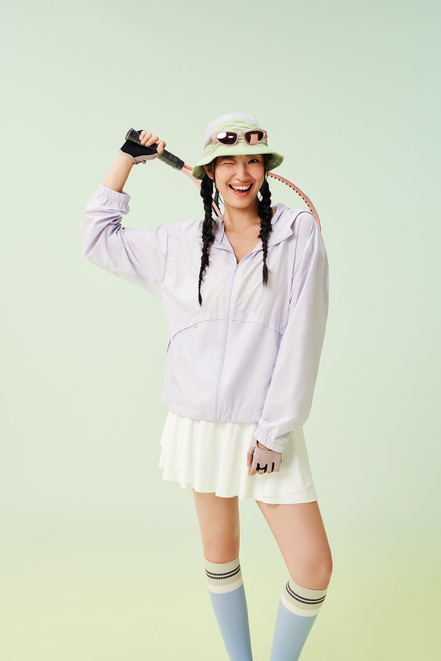 Women's Lightweight Hooded Sun Jacket - 16P5002 - Light Purple main/front image 4
