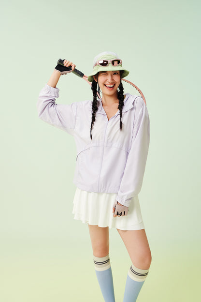 Women's Lightweight Hooded Sun Jacket - 16P5002 - Light Purple main/front image 4