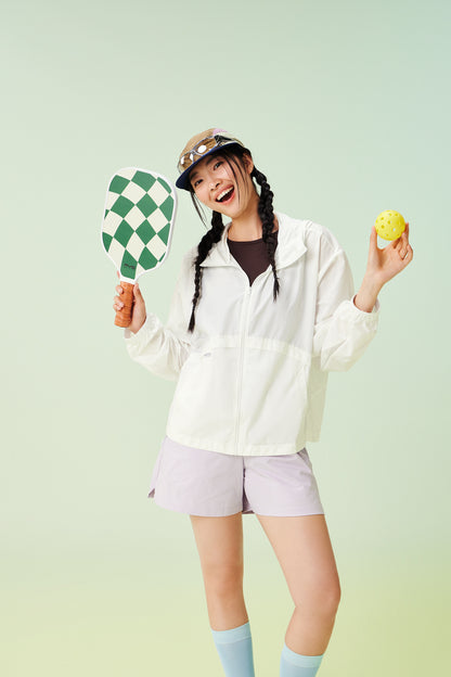 Women's Lightweight Hooded Sun Jacket - 16P5002 - White main/front image 2