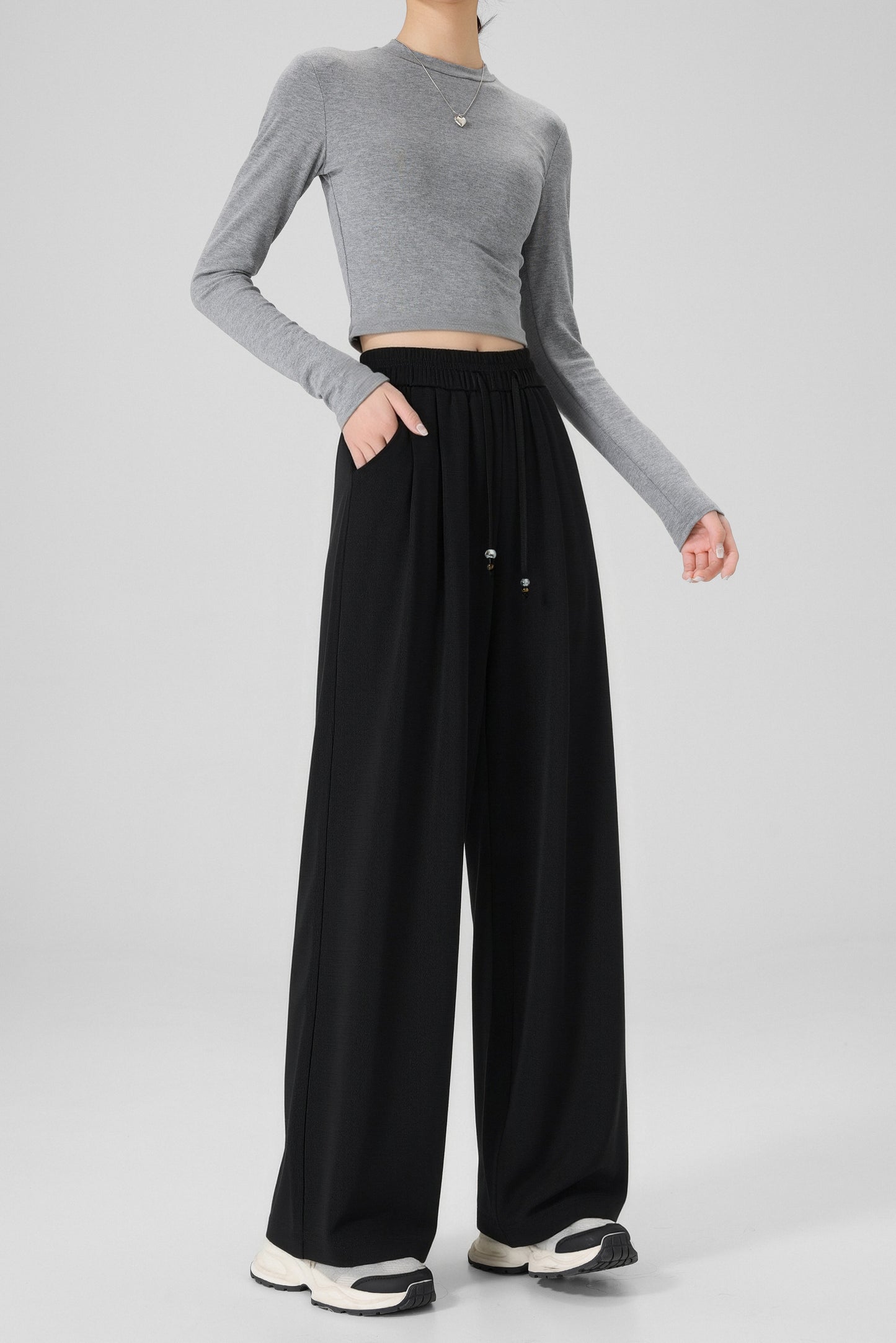 Women's Straight-Leg Pants - 16K5047 - Apricot image 4