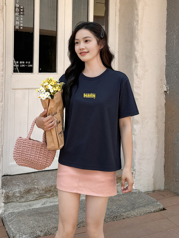 Women's Regular-Fit Crew-Neck T-Shirt - 16T5049 image 5