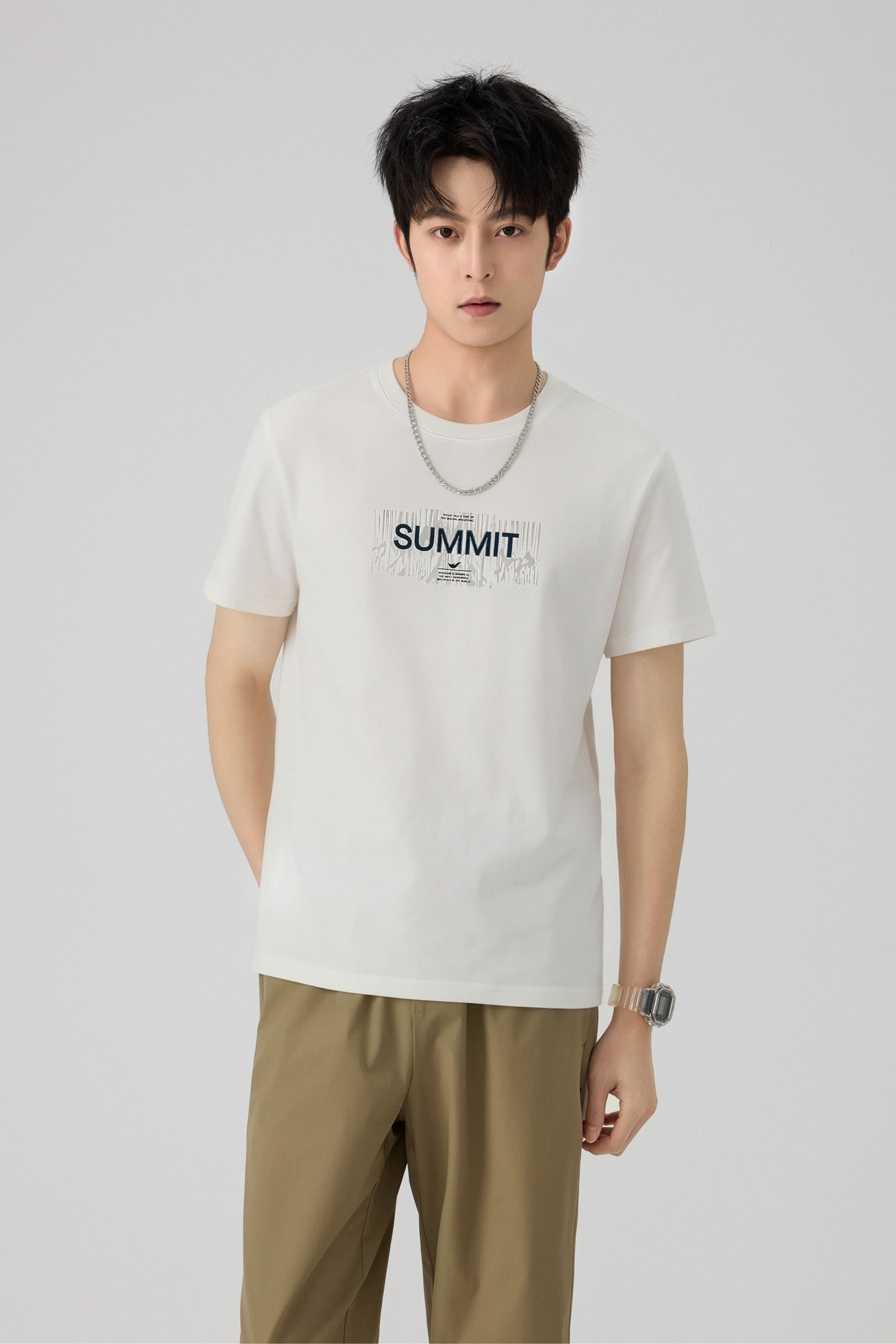 Men's Casual Crew-Neck T-Shirt - 16T1014 image 3