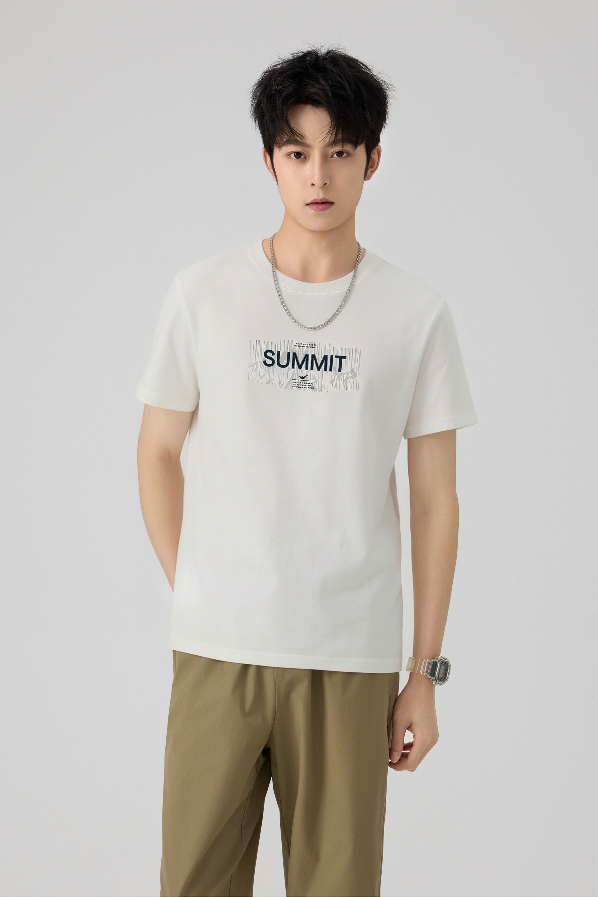 Men's Casual Crew-Neck T-Shirt - 16T1014 image 3