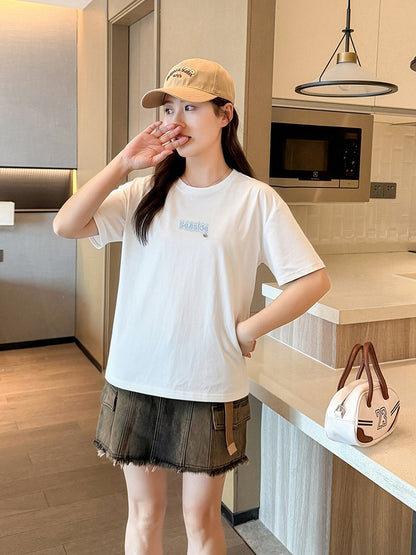Women's Regular-Fit Crew-Neck T-Shirt - 16T5049 image 6