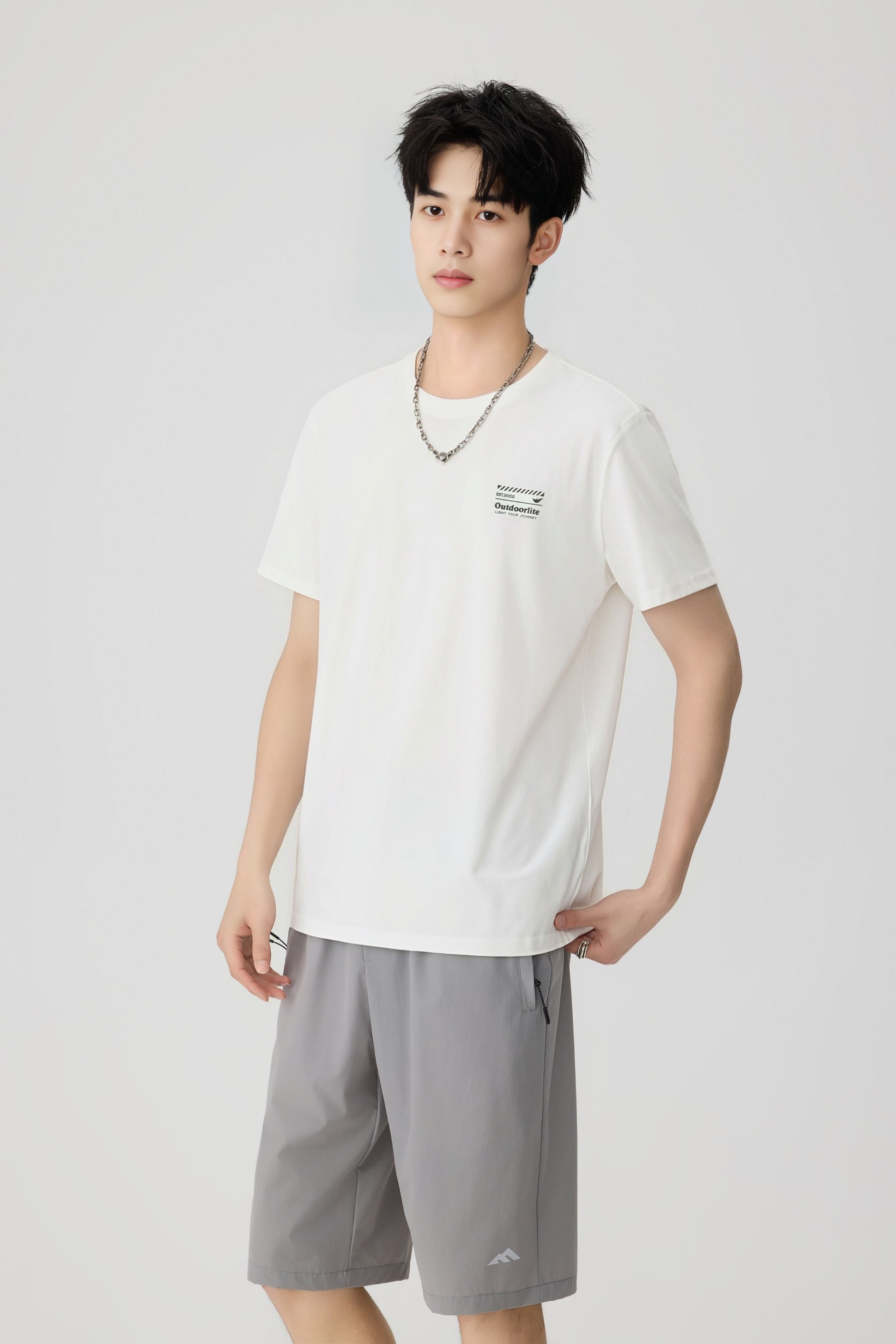 Men's Cooling Crew-Neck T-Shirt - 16T1008 - White image 4