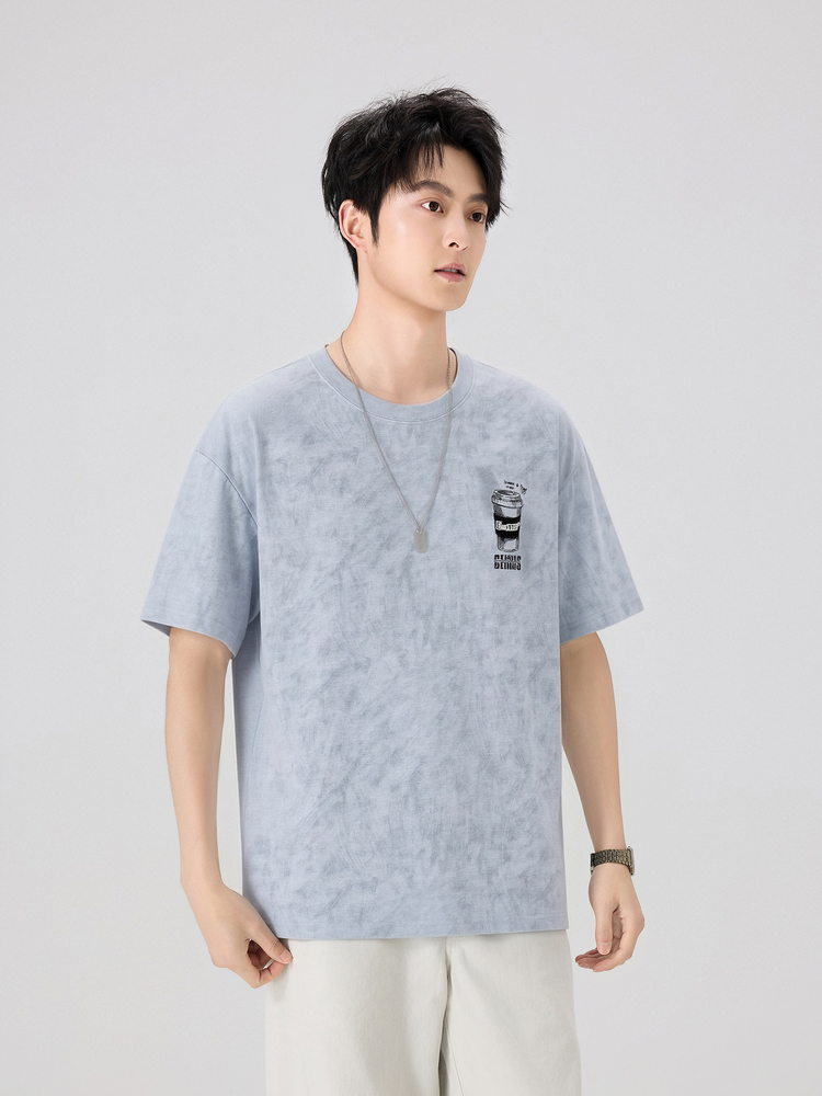Men's Casual Crew-Neck T-Shirt - 16T1092 image 4