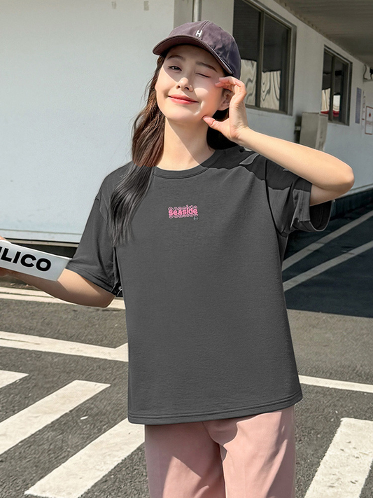 Women's Regular-Fit Crew-Neck T-Shirt - 16T5049 image 2