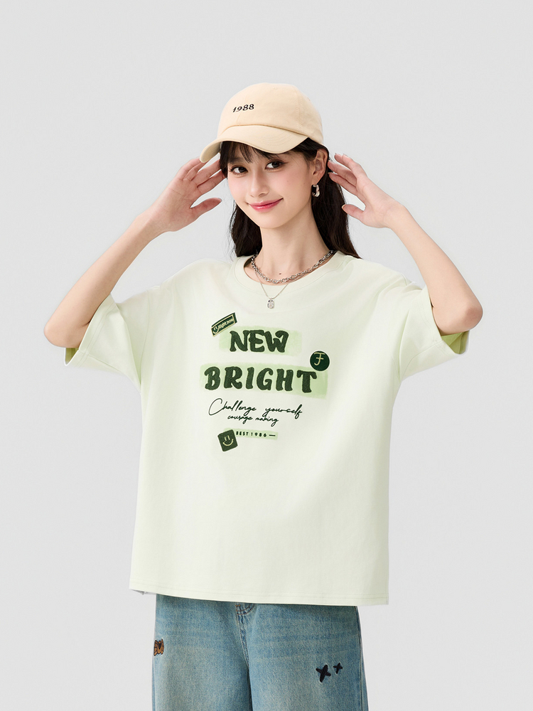 Women's Loose-Fit Crew-Neck T-Shirt - 16T5017 image 1