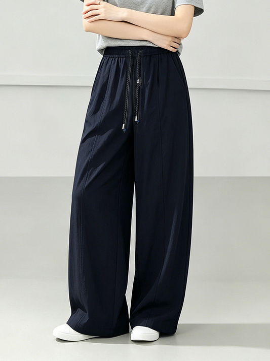 Women's Barrel-Leg Pants - 16K5095 - White image 1